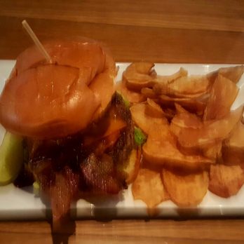 The Clevelander - Massive burger that is a part of the Clevelandar's specialties. - Sports Bars Near Me - Cleveland, Ohio