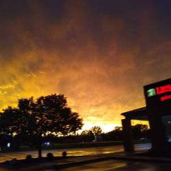 Little Caesars Pizza - Pizza at sunset after the storm 7/2019