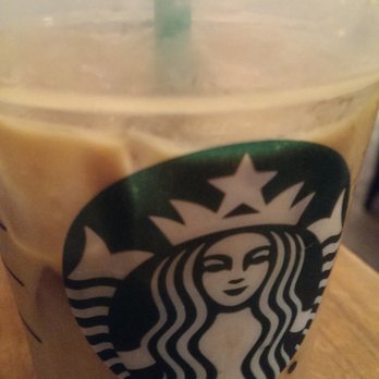 Starbucks - Iced Coconut Milk Mocha Macchiato was okay - Coffee & Tea Near Me - Carrollton, Texas