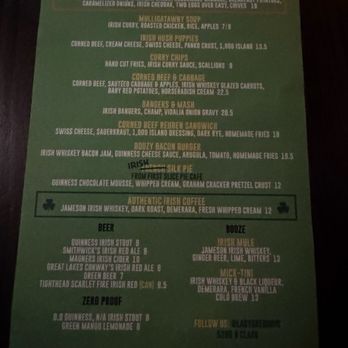 Lady Gregory's - Menu - New American Near Me - Chicago, Illinois