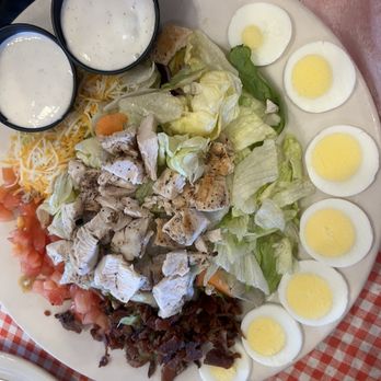 Dambar & Steak House - Grilled chicken Ceasar salad w/ ranch and blue cheese dressing on the side - Steakhouses Near Me - Kingman, Arizona Dambar & Steak House - Grilled chicken Ceasar salad w/ ranch and blue cheese dressing on the side - Steakhouses Near Me - Kingman, Arizona