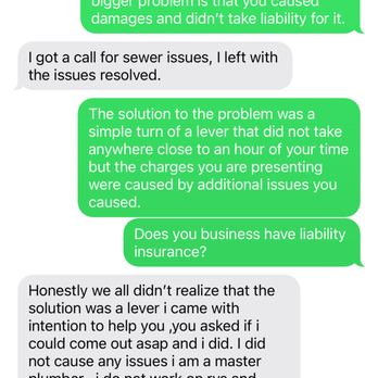 Inmotion Plumbing - Text messages 4/4 - Plumbing Near Me Inmotion Plumbing - Text messages 4/4 - Plumbing Near Me