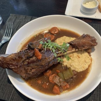 Boulevard Bistro - Braised Lamb Shank - New American Near Me - Elk Grove, California