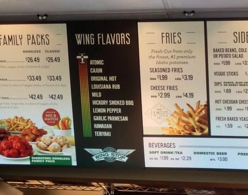 Menu photo 5 Wingstop Burbank, CA