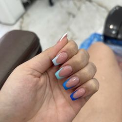 Westgate Nails & Lashes - Acrylic French with gel polish