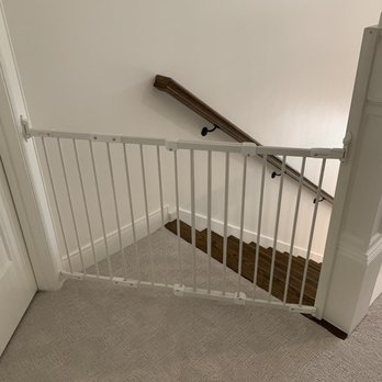 Infant House - Installation at the top of the staircase - Childproofing Near Me - Flower Mound, Texas Infant House - Installation at the top of the staircase - Childproofing Near Me - Flower Mound, Texas