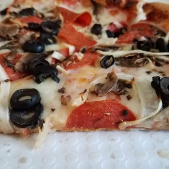 Pizza Spinners - Crust is thicker than it appears in photo. - Pizza Near Me - Lee, New Hampshire