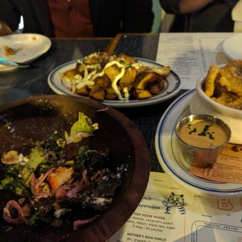 BeetleCat - Sides...Tostones, conch fritters, crispy potatoes, and kale salad. - Seafood Near Me - Atlanta, Georgia BeetleCat - Sides...Tostones, conch fritters, crispy potatoes, and kale salad. - Seafood Near Me - Atlanta, Georgia