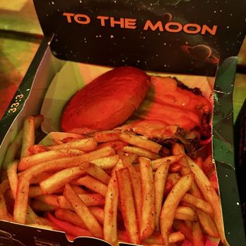 Burger 3000 - Oklahoma burger with seasoned fries - Burgers Near Me - Chatsworth, California