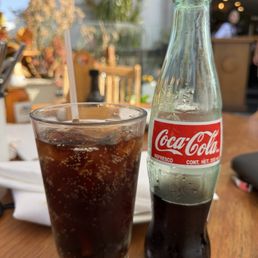 After 30 minutes waiting, we got our drinks.. Mexican Coca-Cola.... After 30 minutes waiting, we got our drinks.. Mexican Coca-Cola....