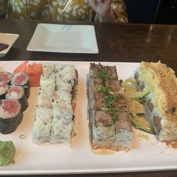 Sushi Love - Tuna Roll, Crunchy Tuna Roll, Salmon Avocado Roll, Blue Devil Roll - Sushi Bars Near Me - Durham, North Carolina