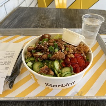 Starbird Chicken - Chicken Katsu Salad (a MUST try) - Chicken Shop Near Me - Sunnyvale, California Starbird Chicken - Chicken Katsu Salad (a MUST try) - Chicken Shop Near Me - Sunnyvale, California