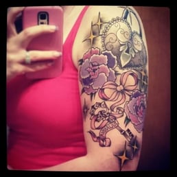 My "key to my heart" tattoo for my daughter
