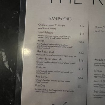 The Roe - Menu - Sandwiches Near Me - Monroe, Georgia The Roe - Menu - Sandwiches Near Me - Monroe, Georgia