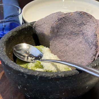 Bakan - Guacamole with the Home made Blue Corn Tortillas... - Mexican Near Me - Miami, Florida