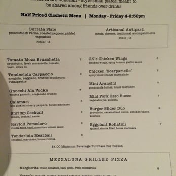 Carbone's Kitchen - Happy hour menu - Italian Near Me - Bloomfield, Connecticut