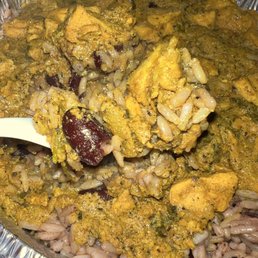 Curry Chicken with Rice & Peas Curry Chicken with Rice & Peas