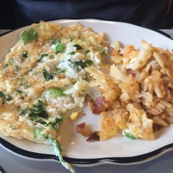 Square Diner - Spinach, peppers and onion omelette - Diners Near Me - New York, New York Square Diner - Spinach, peppers and onion omelette - Diners Near Me - New York, New York