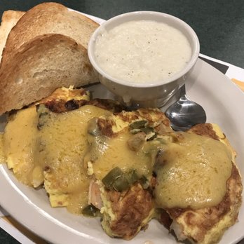 Metro Diner - Low Country Frittata with grits - American Near Me - Granger, Indiana