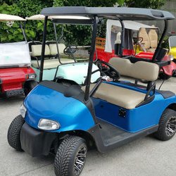 TJ's Custom Carts - 2008 electric EZGO RXV customized by Teddy