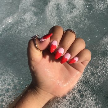 Castle Nails and Spa - Valentine nails by Vivian - Nail Salons Near Me - Chula Vista, California