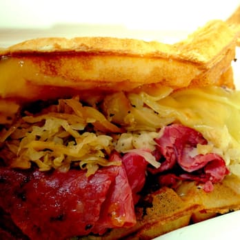 Bruxie - classic reuben - corned beef, saurkraut, gruyere, secret sauce - Sandwiches Near Me - Orange, California