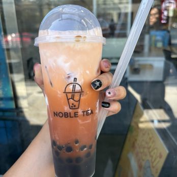 Noble Tea - Salty Thai Bliss (Boba Included) - Coffee & Tea Near Me - Los Angeles, California Noble Tea - Salty Thai Bliss (Boba Included) - Coffee & Tea Near Me - Los Angeles, California