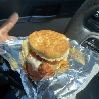 Just Love Coffee Cafe - Victory Shops - Bacon and cheese (pepper jack) biscuit - Coffee & Tea Near Me - Fort Worth, Texas Just Love Coffee Cafe - Victory Shops - Bacon and cheese (pepper jack) biscuit - Coffee & Tea Near Me - Fort Worth, Texas