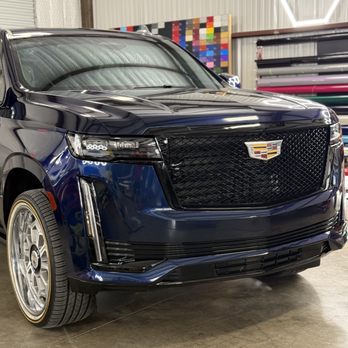 Fire Auto Wraps - 2024 Escalade fully wrapped and tinted! - Vehicle Wraps Near Me - Venus, Texas Fire Auto Wraps - 2024 Escalade fully wrapped and tinted! - Vehicle Wraps Near Me - Venus, Texas
