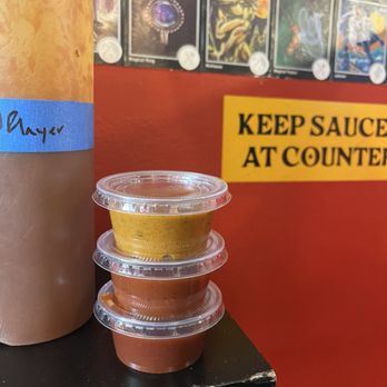 Pit Fiend Barbecue - Sauce bar - Barbeque Near Me - Denver, Colorado Pit Fiend Barbecue - Sauce bar - Barbeque Near Me - Denver, Colorado