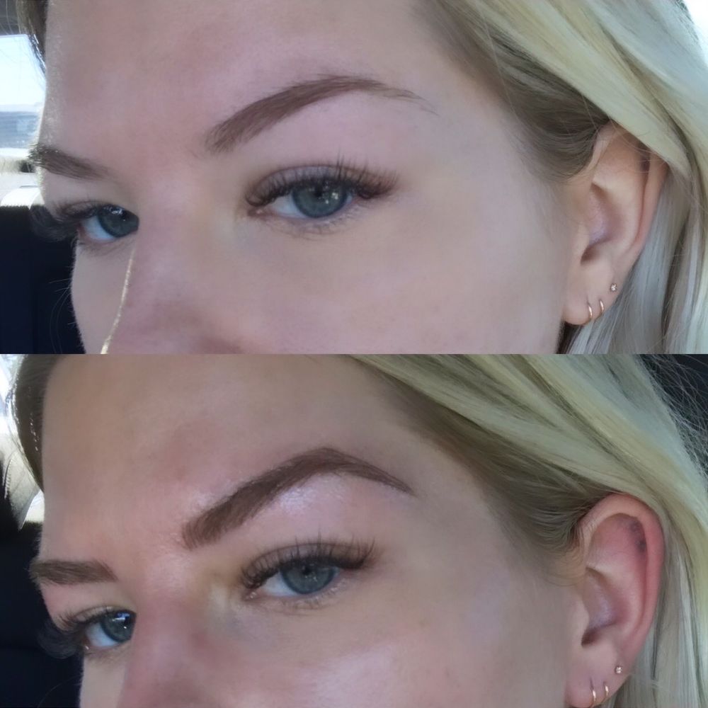 My beautiful after brow My beautiful after brow