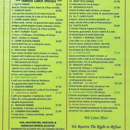Menu July 2022 Menu July 2022