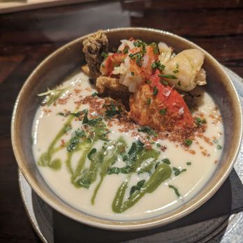 Season to Taste - Lobster bisque. 5/5 great flavor! - New American Near Me - Cambridge, Massachusetts
