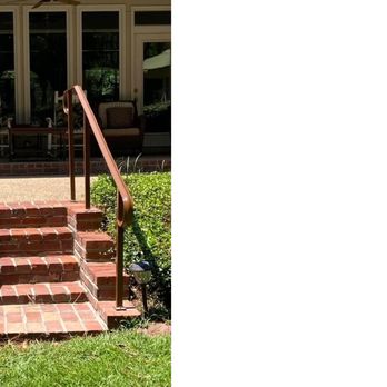 JK Custom Metal - Back Patio Handrails 2 - Metal Fabricators Near Me - Moselle, Mississippi