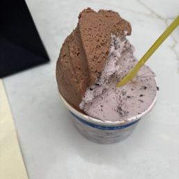 Blackberry Chocolate Chip and Milk Chocolate Hazelnut