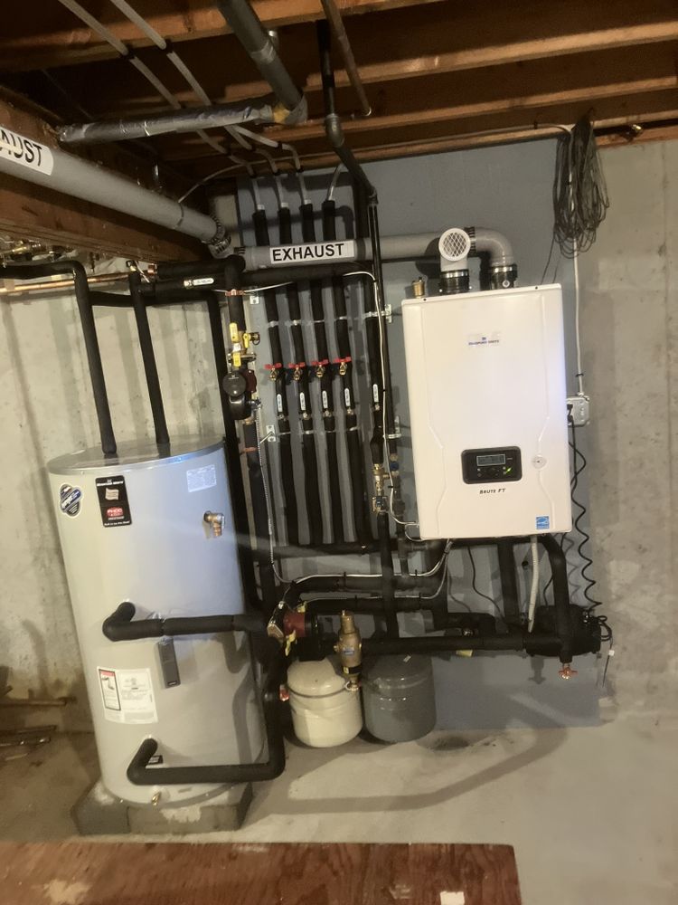 Slide of Old School Plumbing and Heating