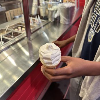 Gott's Ferry Building - Small Straus Organic Vanilla in a cake cone - Burgers Near Me - San Francisco, California