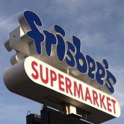 Frisbee's Supermarket - Frisbee's Sign