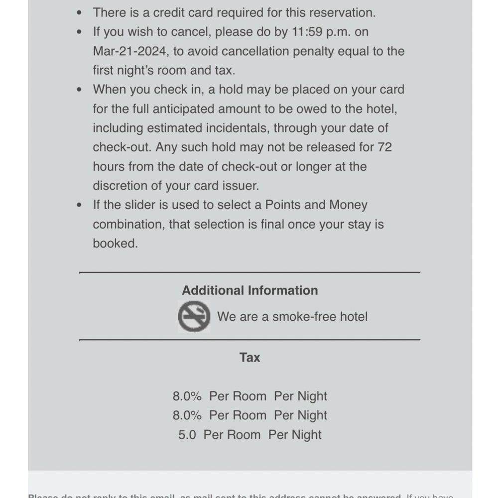 Hampton Inn & Suites Dublin - Their policy that states I had until 11:59 to cancel which I did at 8:57. - Hotels Near Me - Dublin, Georgia