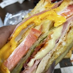 World of Wings - WOW club sandwich.