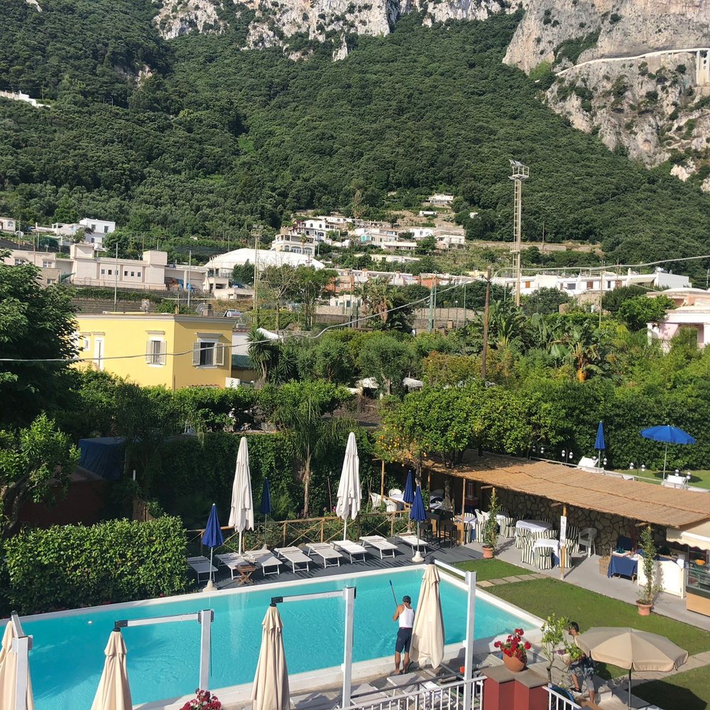 Hotel Palatium Mari - View from our room balcony - Hotels Near Me - Capri, NA