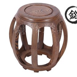 China Furniture and Arts Show - MAHOGANY MING AND QING DESIGN ROUND STOOL