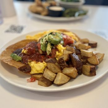 Luckys Cafe - a plate of breakfast food - American Near Me - Dallas, Texas