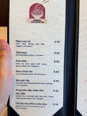 Menu photo 4 Hanoi Old Quarter Garden Grove, CA