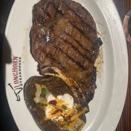 Outlaw Ribeye Loaded Baked Potato Outlaw Ribeye Loaded Baked Potato