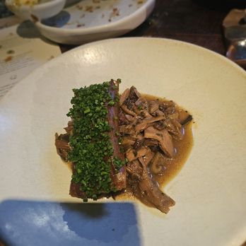 Kabawa - Appetizers- Mushroom Pastel- Green banana and mushroom picadillo. Just alright. Very mild flavors - Caribbean Near Me - New York, New York