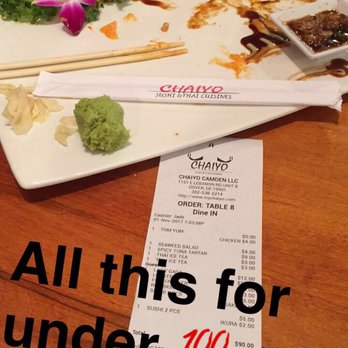 Chaiyo Sushi & Thai Cuisine - Sushi Bars Near Me - Dover, Delaware