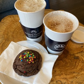 Hometown Coffee & Juice - Cookie, chai latte, honey cinnamon latte - Coffee & Tea Near Me - Glencoe, Illinois