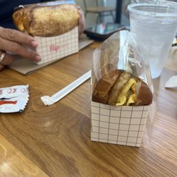 My hash brown sandwich My hash brown sandwich