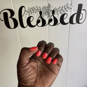 BB nails - My done nails (this is the color I brought) - Nail Salons Near Me - Burkburnett, Texas BB nails - My done nails (this is the color I brought) - Nail Salons Near Me - Burkburnett, Texas